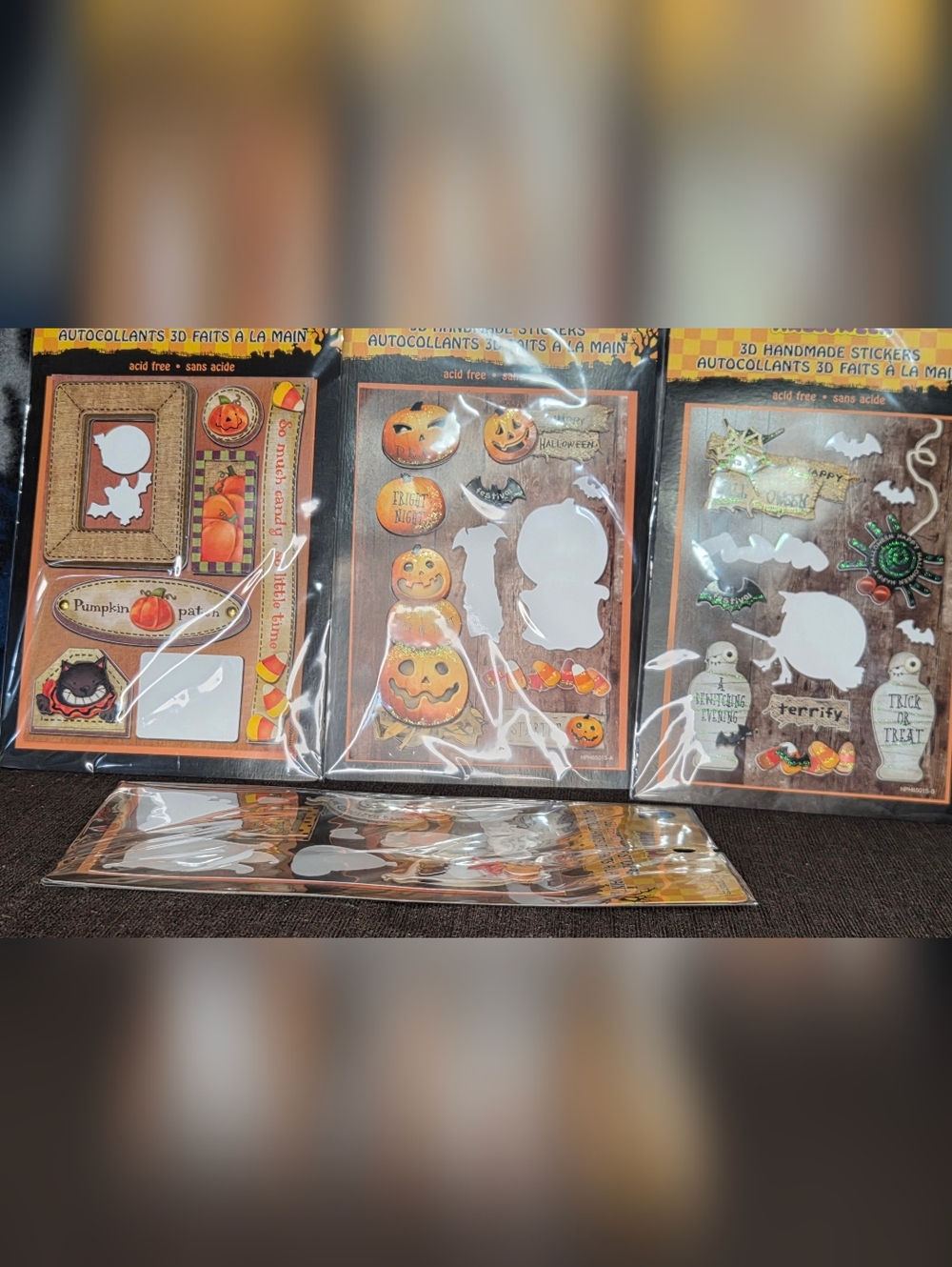 Assorted Halloween Stickers (Used And Unused) - Picture 3 of 5